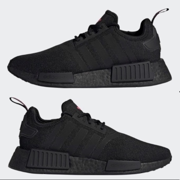 adidas NMD R1 Primeblue Black Solar Pink - Picture 5 of 9